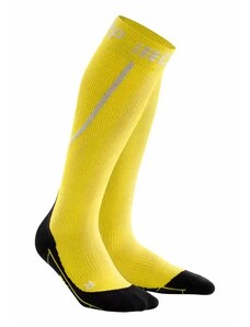 Women's Winter Compression Knee-High Socks CEP Yellow/Black