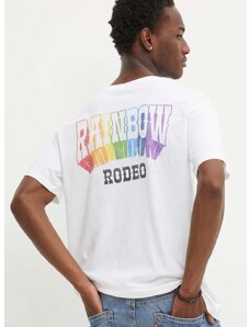 Levi's pamut póló Pride fehér, férfi, nyomott mintás