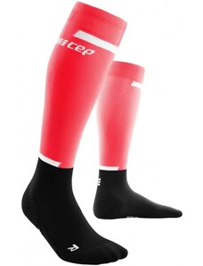 Women's compression knee-high socks CEP 4.0 Pink/Black II