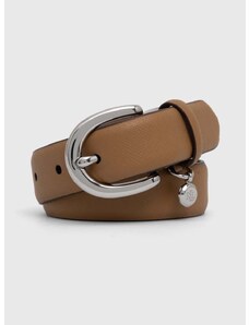 Lauren Ralph Lauren bőr öv barna, női, 412802952