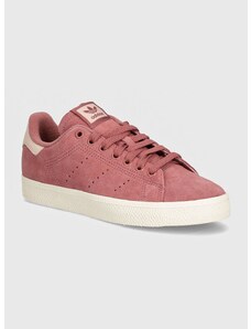 adidas Originals velúr sportcipő Stan Smith Cs bordó, IF6945