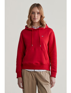 MELEGÍTŐ FELSŐ GANT SHIELD HOODIE RUBY RED