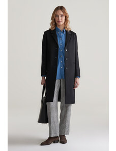 KABÁT GANT CLASSIC TAILORED WOOL COAT BLACK