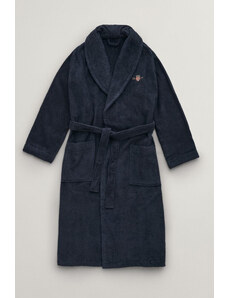 FÜRDŐKÖPENY GANT ARCHIVE SHIELD TERRY ROBE EVENING BLUE
