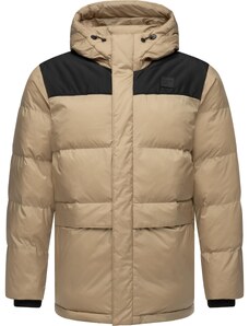Ragwear Téli dzseki 'Mikkesh' taupe / fekete