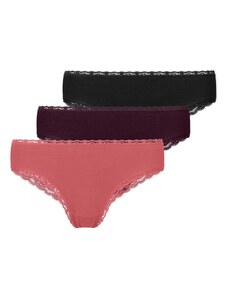 SNOCKS Slip mályva / borvörös / fekete