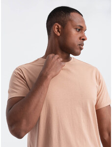 Ombre Classic BASIC men's cotton T-shirt - flesh-colored