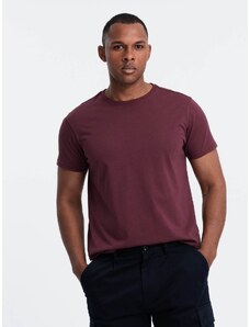 Ombre Classic BASIC men's cotton T-shirt - maroon