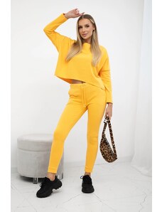 Kesi Set with oversized mustard blouse