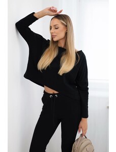 Kesi Set with an oversized blouse in black