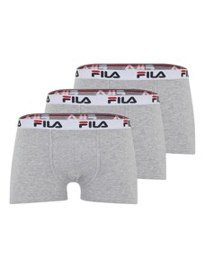 FILA Boxeralsók világosszürke / szürke melír / vérvörös / fekete