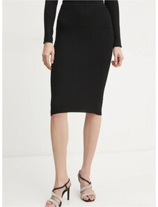 Guess szoknya KATELYN fekete, midi, ceruza fazonú, W5RD15 Z2V62