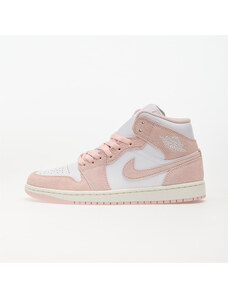 Air Jordan 1 Mid SE White/ Legend Pink-Sail