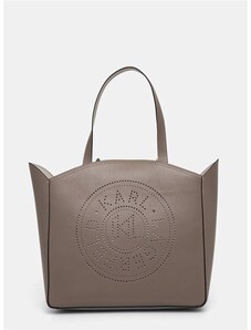 Karl Lagerfeld bőr táska bézs, A1W30060