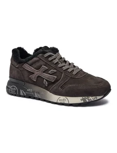 Premiata Sneakers tornacipő MICK SHEARLING bőr hozzáadásával