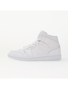 Air Jordan 1 Mid White/ White-White