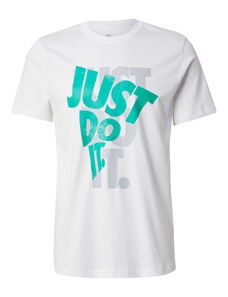 Nike Sportswear Póló türkiz / szürke / fehér