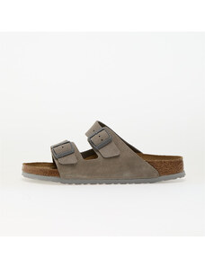 Birkenstock Arizona Suede Leather Stone Coin