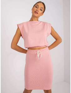 BASIC Világos rózsaszín szoknya és felső szett Ursula -EM-KMPL-N596.24X-világos rózsaszín