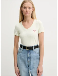 Guess t-shirt női, sárga