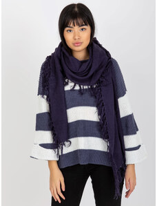 BASIC Sötétlila sál rojtokkal AT-SZ-1285.65P-dark purple
