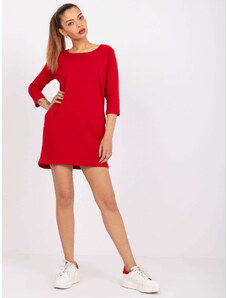 BASIC Piros 3/4-es ujjú tunika TW-TU-1021.22X-sötétvörös