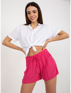 BASIC Fukszia alkalmi rövidnadrág D73760M61531KH-fuchsia