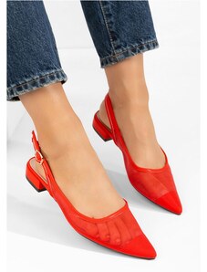 Zapatos Margaryte piros női szling