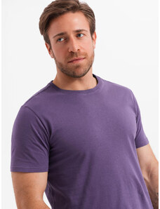 Ombre Men's classic cotton BASIC T-shirt - purple