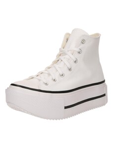 CONVERSE Magas szárú sportcipők 'CTAS LIFT DOUBLE STACK HI' fehér