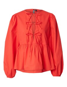 PIECES Blúz 'PCJOLLY' rikító piros