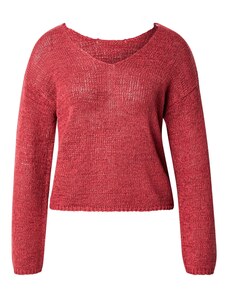 ONLY Pulóver 'ONLGEENA' sötétvörös