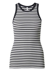 Samsøe Samsøe Top 'Alexo' tengerészkék / fehér