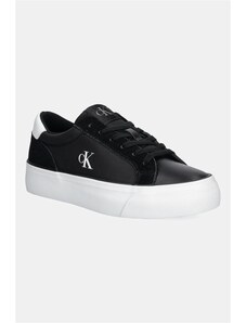 Calvin Klein Jeans sportcipő VULC FLATFORM MG NYLON MIX fekete, YW0YW01896