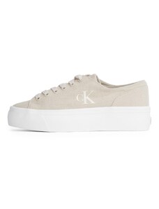 Calvin Klein Jeans Rövid szárú sportcipők bézs / piszkosfehér