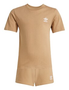ADIDAS ORIGINALS Szettek 'Shorts and Tee Set' brokát / fehér