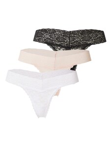 GUESS String bugyik púder / fekete / fehér