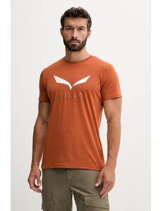 Salewa sportos póló Solidlogo nyomott mintás