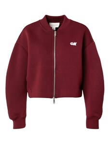 Calvin Klein Jeans Átmeneti dzseki borvörös / fehér