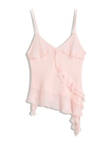 Bershka Top pasztell-rózsaszín