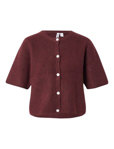 PIECES Kardigán 'PCSilly' burgundi vörös