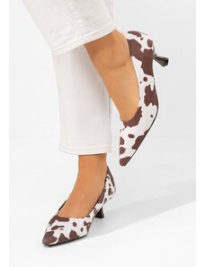 Zapatos Glimera állatlenyomat alacsony sarkú körömcipő