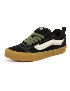 VANS Rövid szárú sportcipők 'Knu Skool' elefántcsont / olíva / fekete