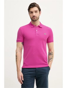 Lacoste pamut póló fehér, sima, PH4012