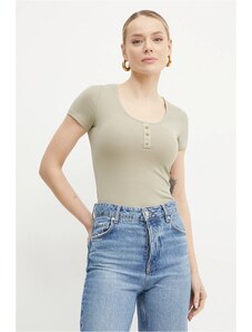 Guess t-shirt KARINA női, zöld, W5GP43 KCTC2