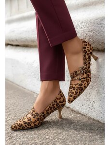 Zapatos Marcella leopárdmintás tűsarkú cipő