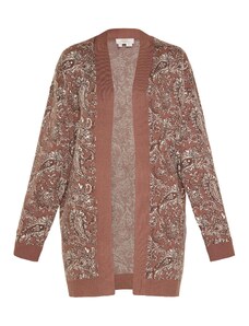 usha FESTIVAL Kardigán barna / fehér