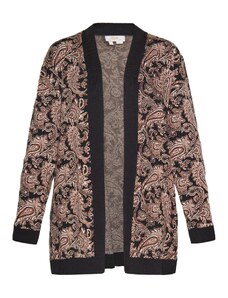 usha FESTIVAL Kardigán krém / gesztenyebarna / fekete