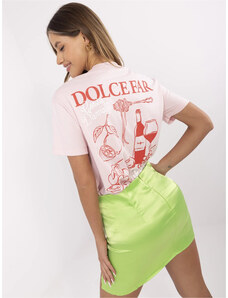 RUE PARIS Világoszöld szatén szoknya -WN-SD-1403.17-világoszöld