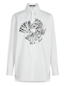 Karl Lagerfeld Blúz fekete / fehér